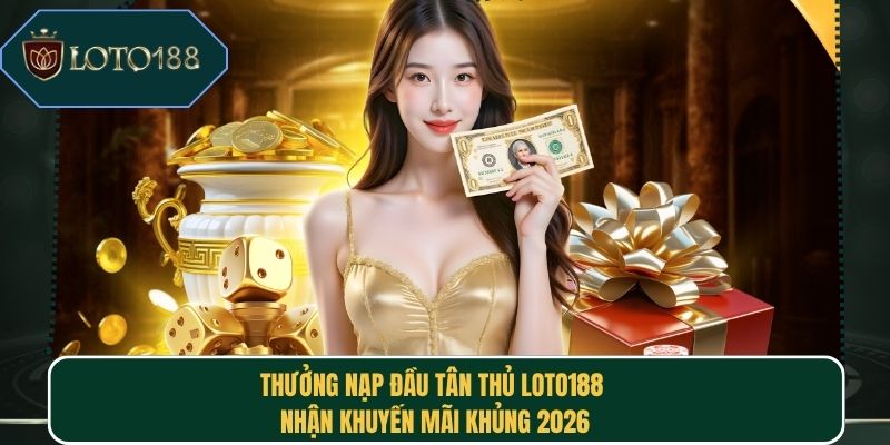 Thưởng Nạp Đầu Tân Thủ Loto188 - Nhận Khuyến Mãi Khủng 2026