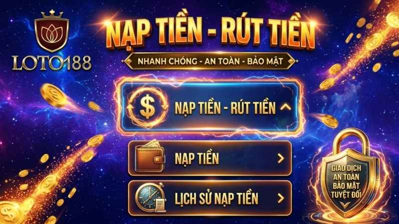  CƠ CHẾ XÁC THỰC BẢO MẬT KHI TẠO LỆNH RÚT TIỀN TẠI LOTO188