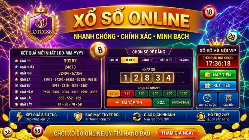 Xổ Số Hà Nội Vip Tại loto188 Hướng Dẫn Chi Tiết